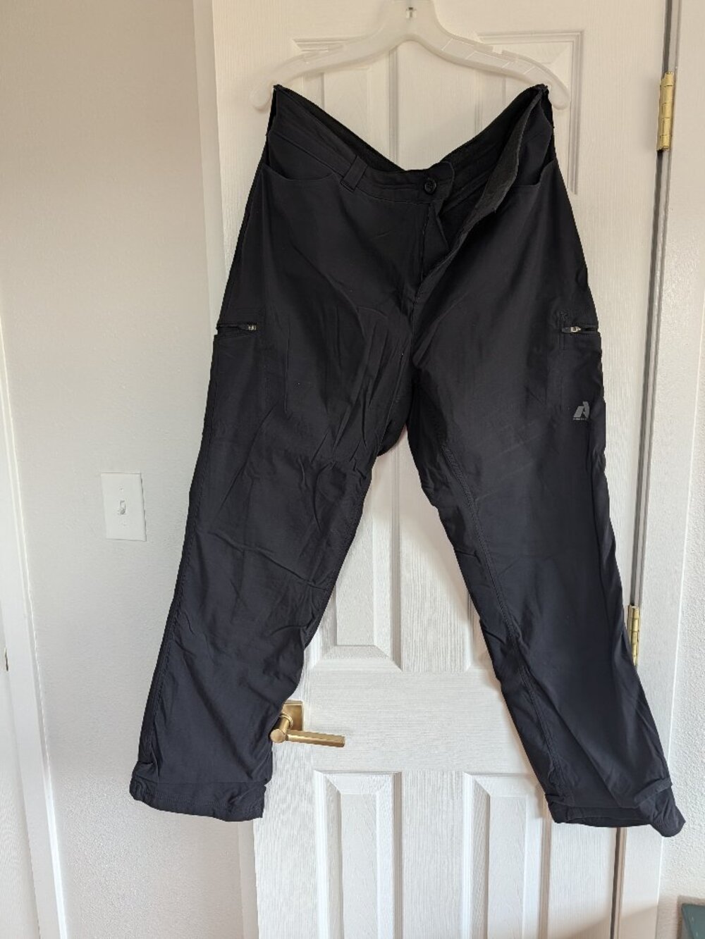 Eddie Bauer Fleece-Lined Guide Pro Black Pants